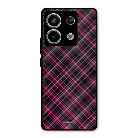 Check Fabric Redmi Note 13 Pro 5G Mobile Back Cover - Aesthetic PrintShield Case