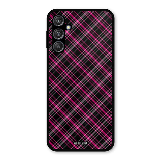Check Fabric Samsung Galaxy M34 5G Mobile Back Cover - Aesthetic PrintShield Case