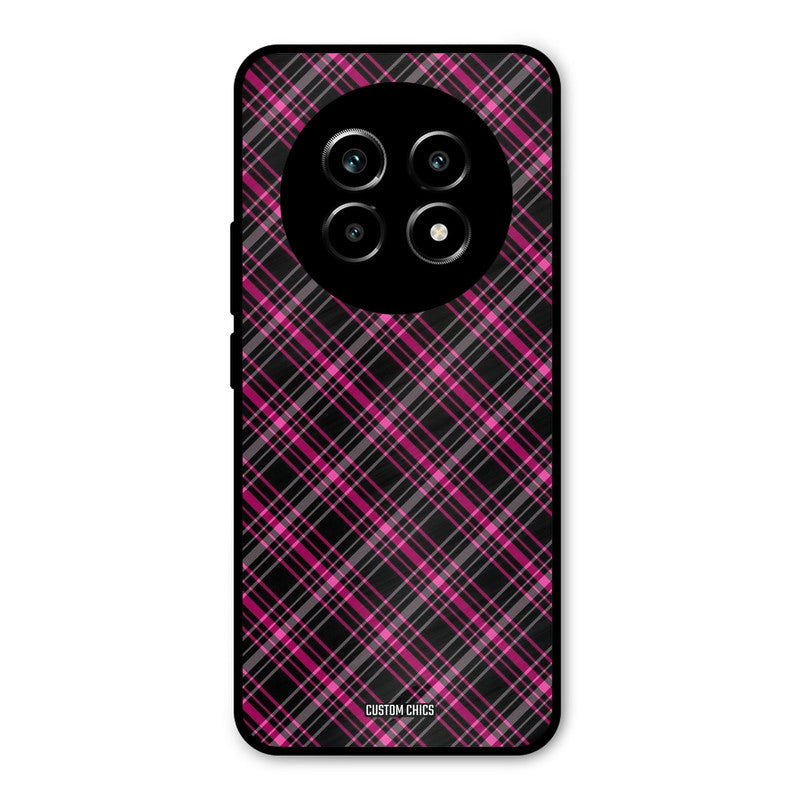 Check Fabric Realme 13 Pro Mobile Back Cover - Aesthetic PrintShield Case