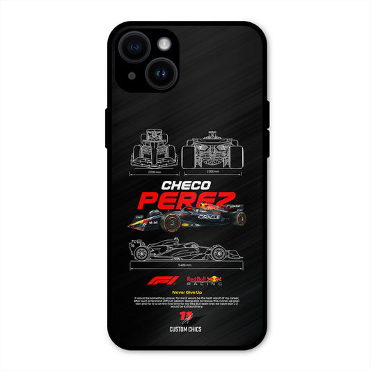 Checo Perez iPhone 14 Plus Mobile Back Cover - Car&Bike PrintShield Case