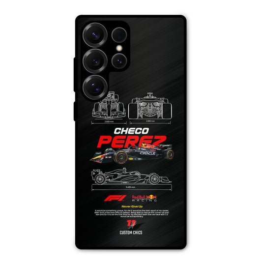 Checo Perez Samsung Galaxy S25 Ultra Mobile Back Cover - Car&Bike PrintShield Case