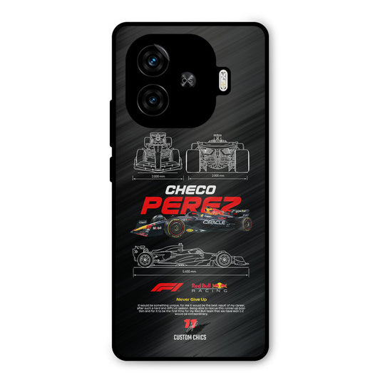 Checo Perez iQoo Z9 Turbo Mobile Back Cover - Car&Bike PrintShield Case