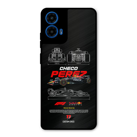 Checo Perez Moto G45 Mobile Back Cover - Car&Bike PrintShield Case
