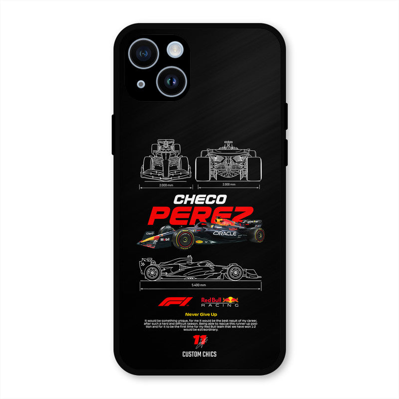 Checo Perez iPhone 14 Mobile Back Cover - Car&Bike PrintShield Case