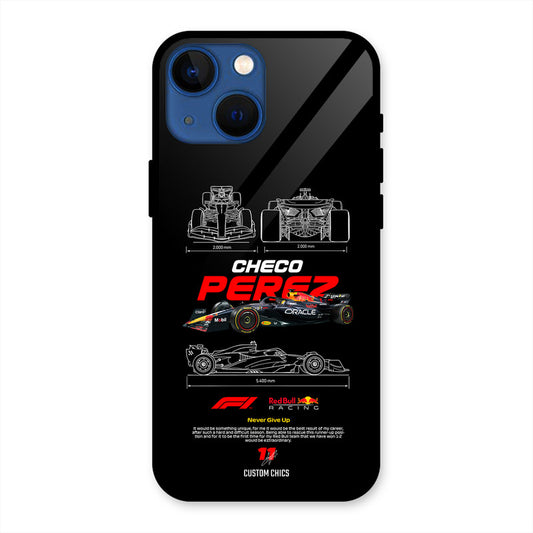 Checo Perez iPhone 13 Mini Mobile Back Cover - Car&Bike PrintShield Case