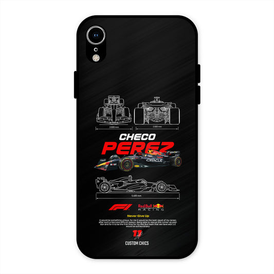 Checo Perez iPhone XR Mobile Back Cover - Car&Bike PrintShield Case