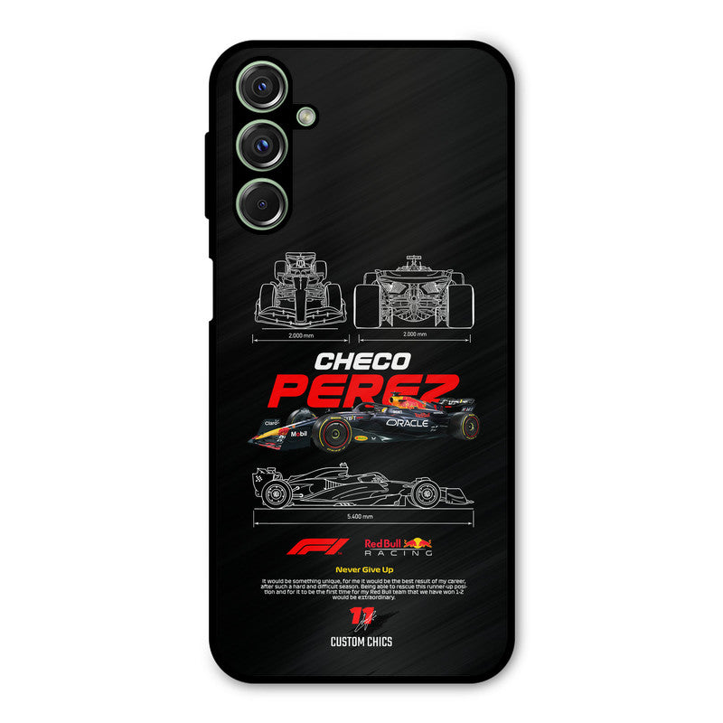 Checo Perez Samsung Galaxy M34 Mobile Back Cover - Car&Bike PrintShield Case