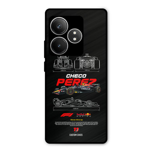 Checo Perez Realme GT 6T Mobile Back Cover - Car&Bike PrintShield Case