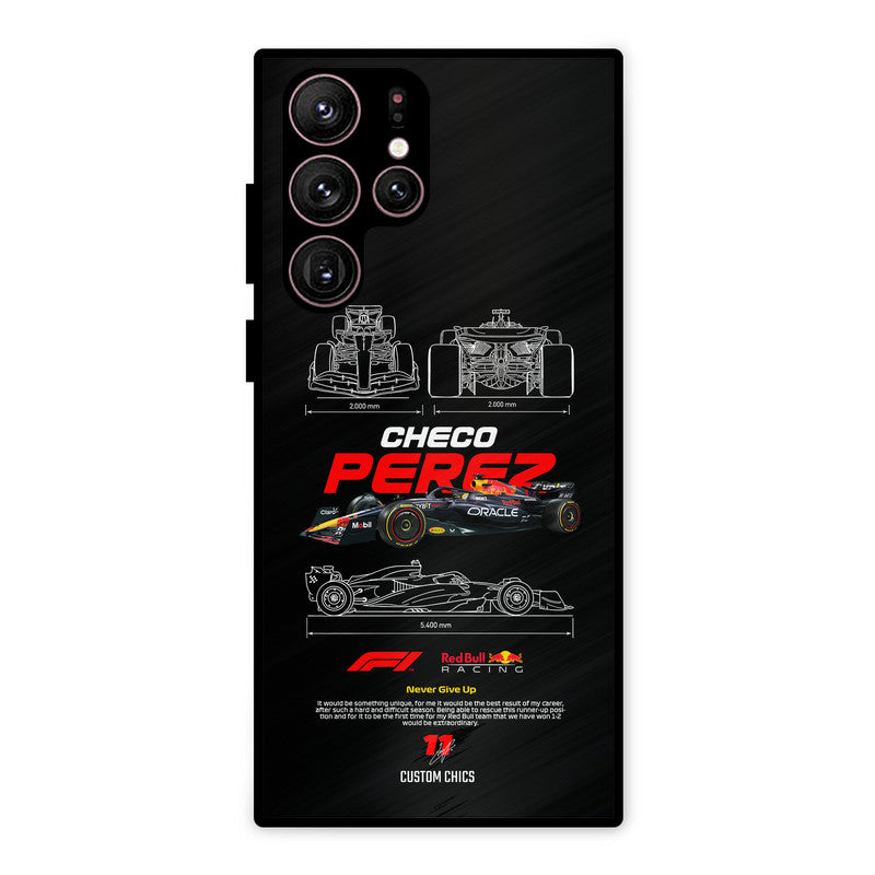 Checo Perez Samsung Galaxy S22 Ultra Mobile Back Cover - Car&Bike PrintShield Case