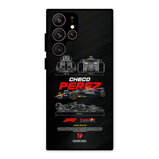 Checo Perez Samsung Galaxy S22 Ultra Mobile Back Cover - Car&Bike PrintShield Case