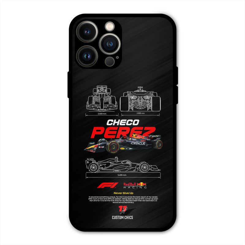 Checo Perez iPhone 13 Pro Max Mobile Back Cover - Car&Bike PrintShield Case