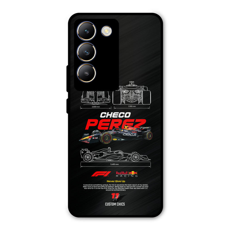 Checo Perez Vivo Y200e Mobile Back Cover - Car&Bike PrintShield Case
