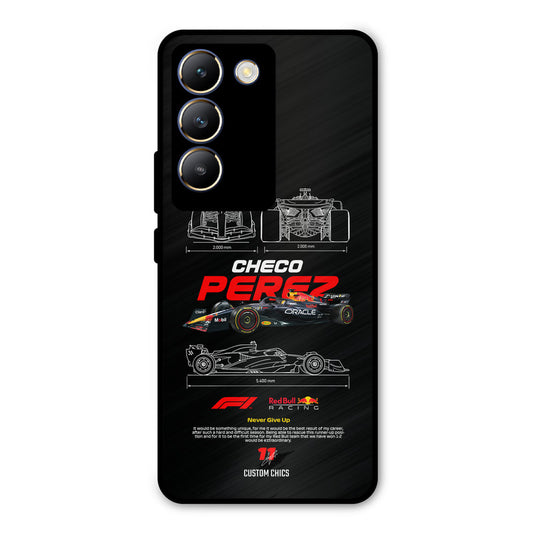 Checo Perez Vivo Y200e Mobile Back Cover - Car&Bike PrintShield Case