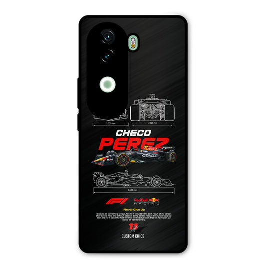 Checo Perez iQOO Z9s Mobile Back Cover - Car&Bike PrintShield Case