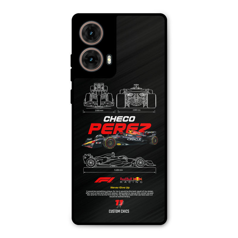 Checo Perez Moto G85 Mobile Back Cover - Car&Bike PrintShield Case