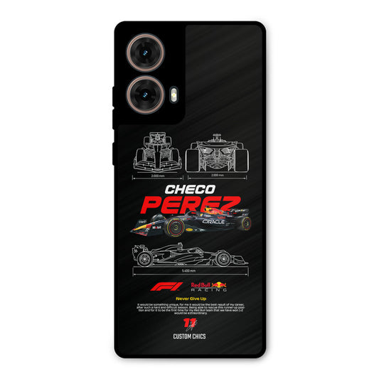 Checo Perez Moto G85 Mobile Back Cover - Car&Bike PrintShield Case