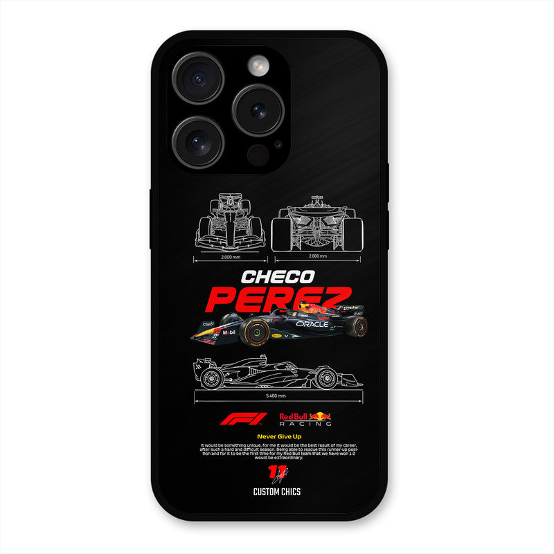 Checo Perez iPhone 15 Pro Mobile Back Cover - Car&Bike PrintShield Case