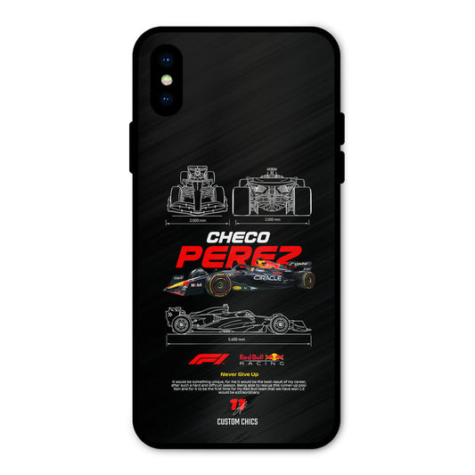 Checo Perez iPhone X Mobile Back Cover - Car&Bike PrintShield Case