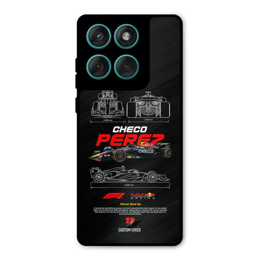 Checo Perez Motorola Edge 60 Mobile Back Cover - Car&Bike PrintShield Case