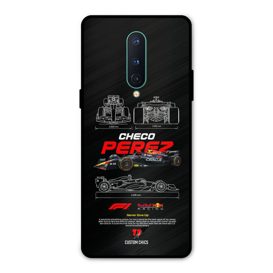 Checo Perez Oneplus 8 Mobile Back Cover - Car&Bike PrintShield Case