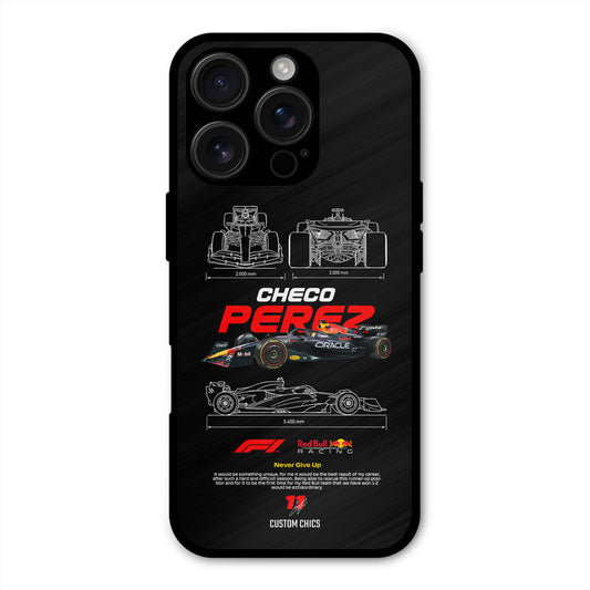 Checo Perez iPhone 16 Pro Mobile Back Cover - Car&Bike PrintShield Case