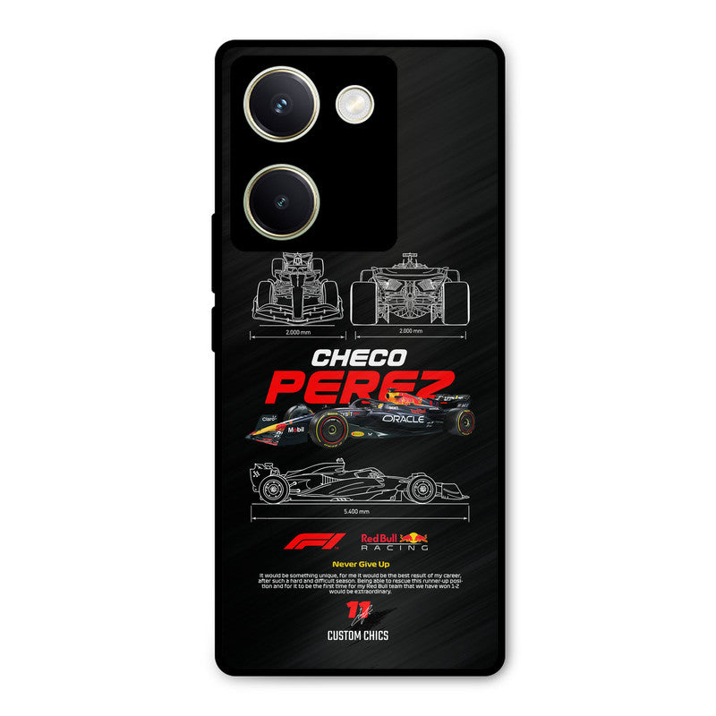 Checo Perez Vivo Y200 Pro Mobile Back Cover - Car&Bike PrintShield Case