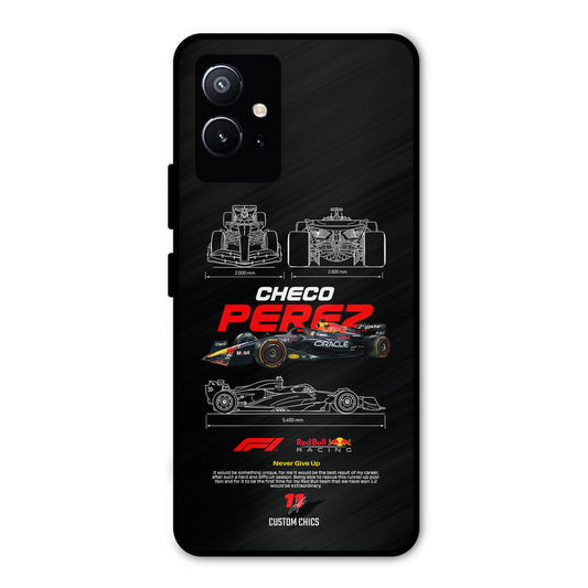 Checo Perez Vivo Y75 5G Mobile Back Cover - Car&Bike PrintShield Case
