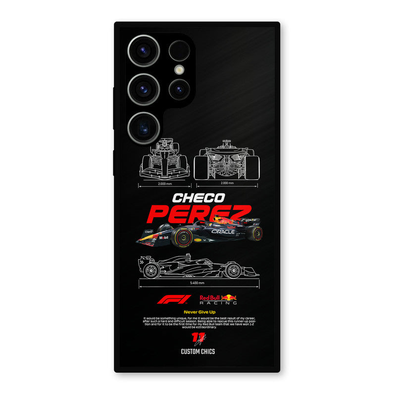 Checo Perez Samsung Galaxy S23 Ultra Mobile Back Cover - Car&Bike PrintShield Case
