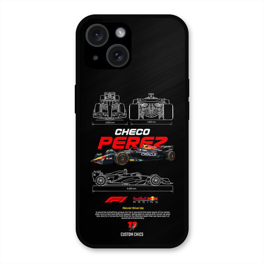Checo Perez iPhone 15 Mobile Back Cover - Car&Bike PrintShield Case