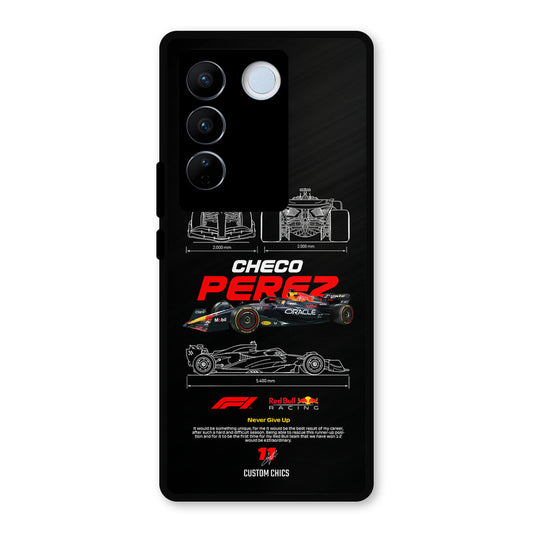 Checo Perez Vivo V27 Pro Mobile Back Cover - Car&Bike PrintShield Case