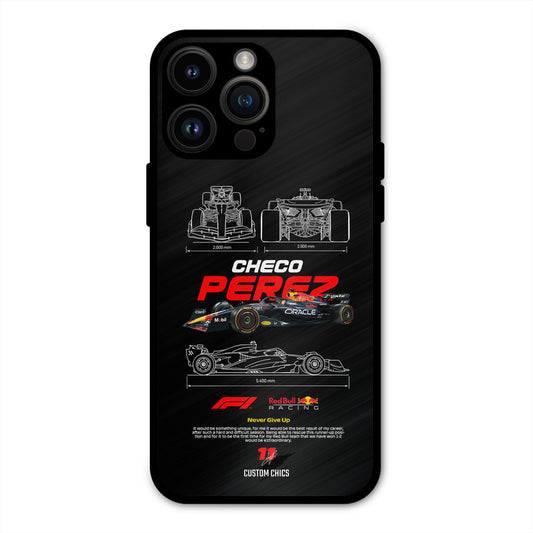 Checo Perez iPhone 14 Pro Max Mobile Back Cover - Car&Bike PrintShield Case