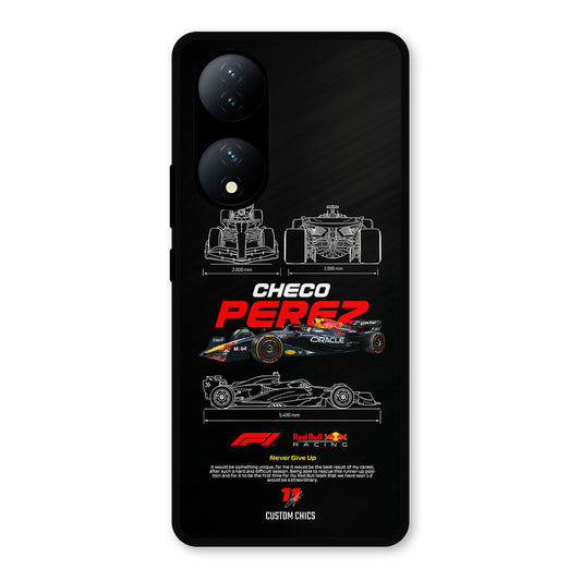 Checo Perez Vivo Y100 Mobile Back Cover - Car&Bike PrintShield Case
