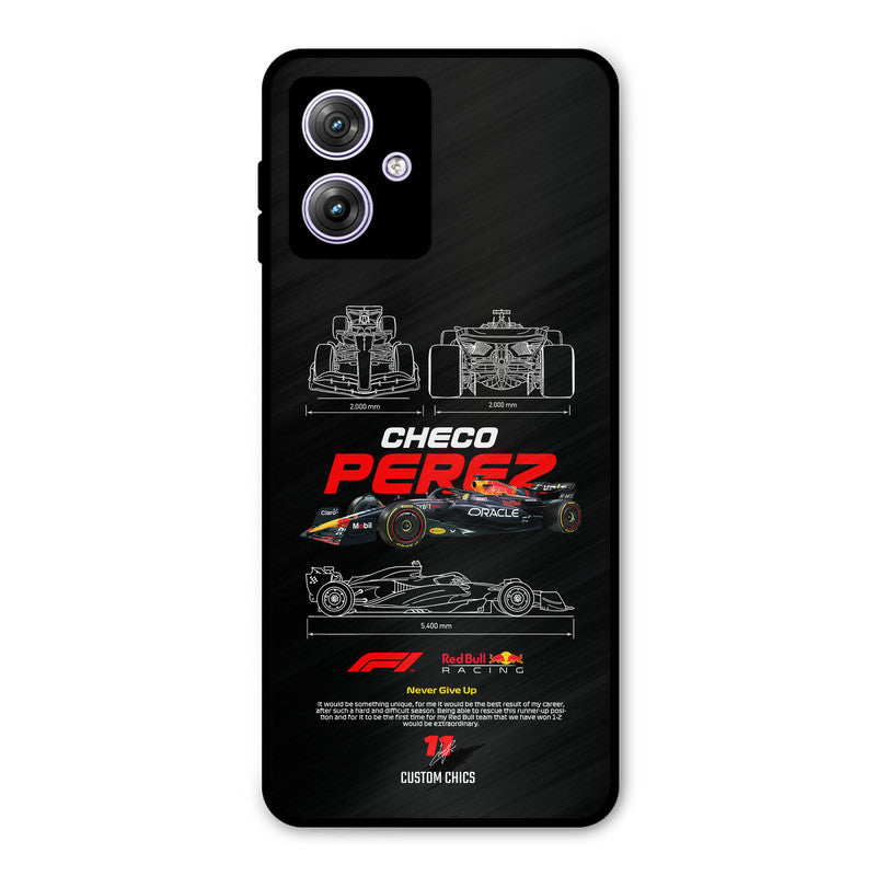 Checo Perez Moto G54 Mobile Back Cover - Car&Bike PrintShield Case
