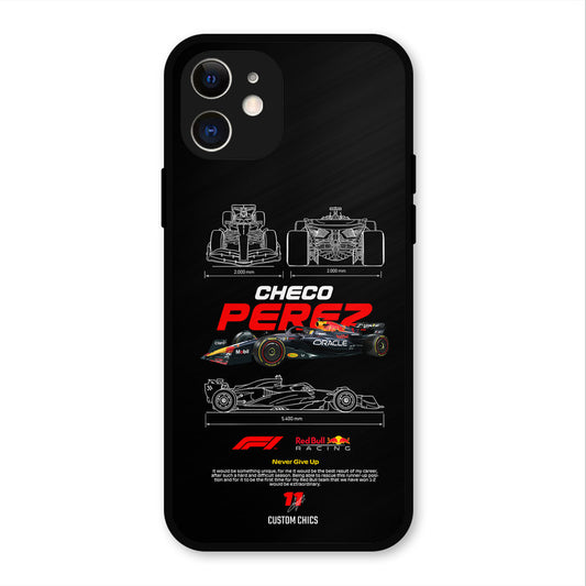 Checo Perez iPhone 12 Mobile Back Cover - Car&Bike PrintShield Case