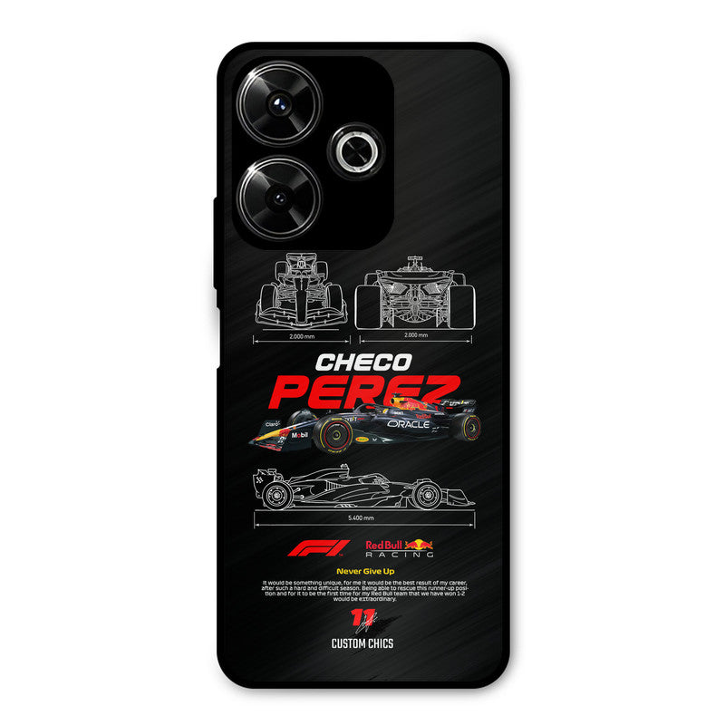 Checo Perez Redmi 13 5G Mobile Back Cover - Car&Bike PrintShield Case