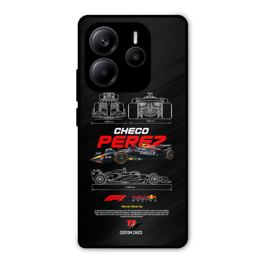 Checo Perez Redmi Note 14 Mobile Back Cover - Car&Bike PrintShield Case