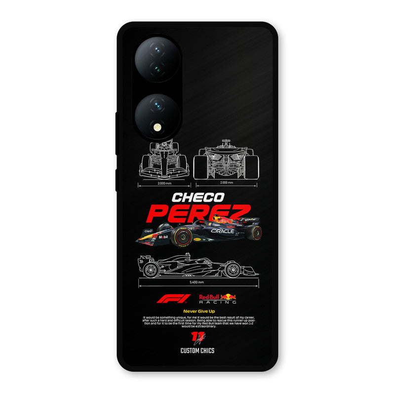 Checo Perez Vivo Y100A Mobile Back Cover - Car&Bike PrintShield Case