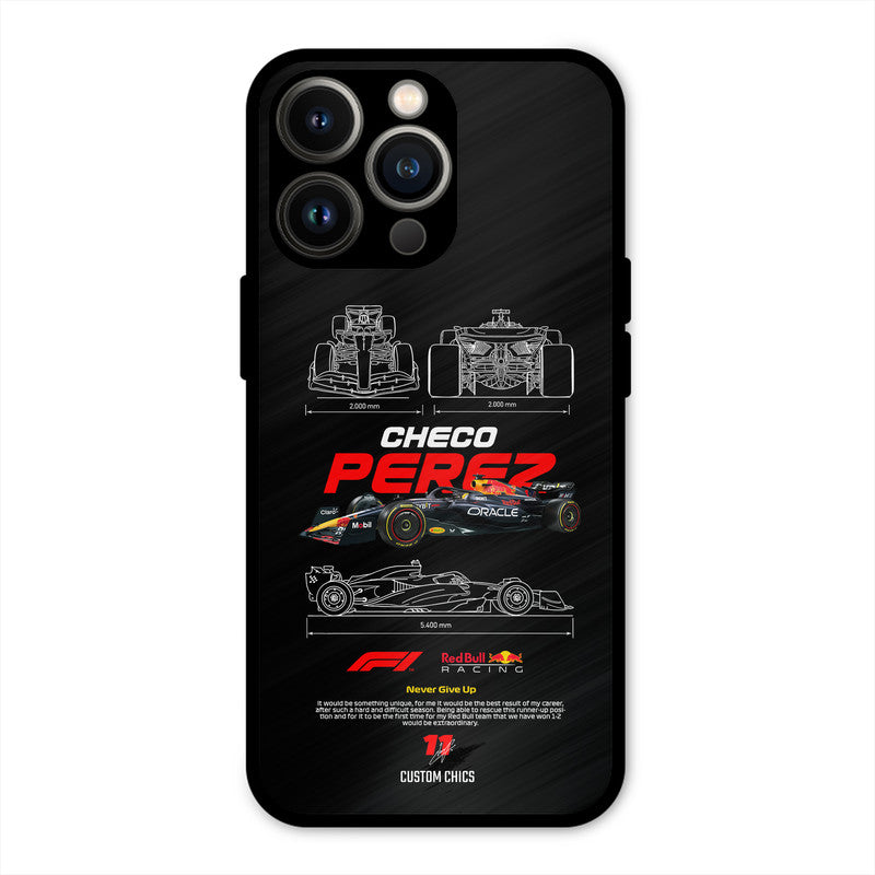 Checo Perez iPhone 13 Pro Mobile Back Cover - Car&Bike PrintShield Case