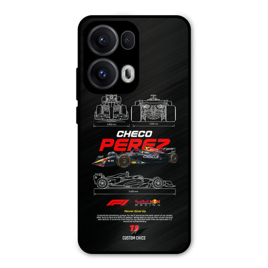 Checo Perez Oppo Reno 13 Pro 5G Mobile Back Cover - Car&Bike PrintShield Case