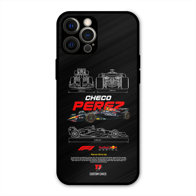 Checo Perez iPhone 12 Pro Mobile Back Cover - Car&Bike PrintShield Case