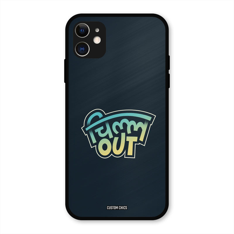 Chill Out iPhone 11 Mobile Back Cover - Typography PrintShield Case
