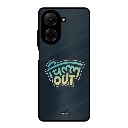 Chill Out Poco C71 Mobile Back Cover - Typography PrintShield Case