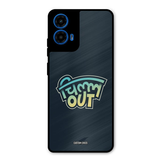 Chill Out Moto G45 Mobile Back Cover - Typography PrintShield Case