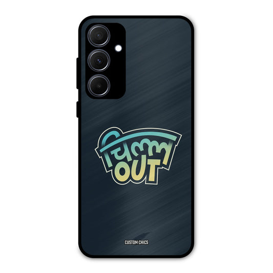 Chill Out Samsung Galaxy A35 5G Mobile Back Cover - Typography PrintShield Case