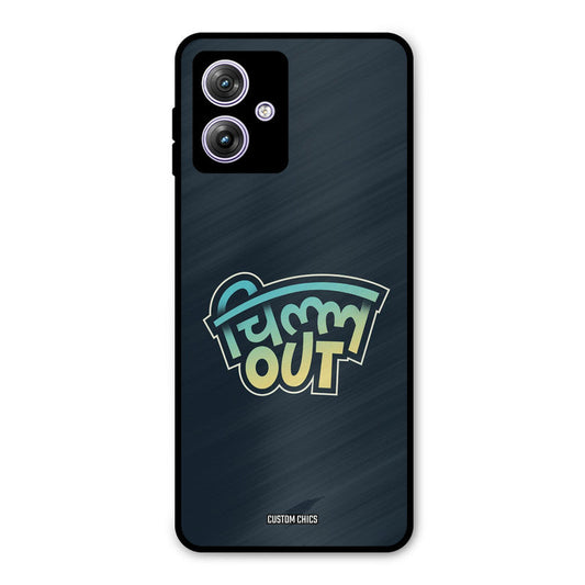 Chill Out Moto G54 Mobile Back Cover - Typography PrintShield Case