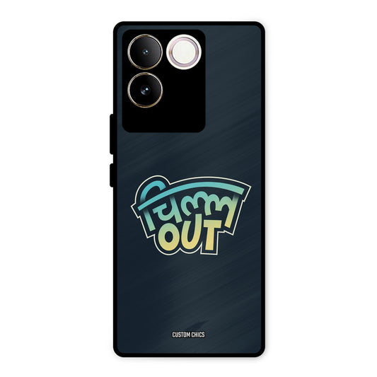 Chill Out Vivo T2 Pro Mobile Back Cover - Typography PrintShield Case