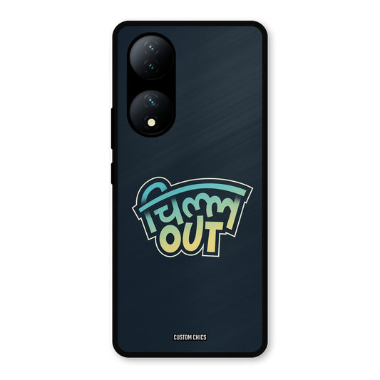 Chill Out Vivo Y100 Mobile Back Cover - Typography PrintShield Case