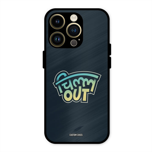 Chill Out iPhone 14 Pro Max Mobile Back Cover - Typography PrintShield Case