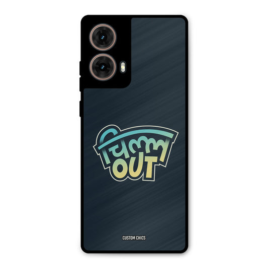 Chill Out Moto G85 Mobile Back Cover - Typography PrintShield Case