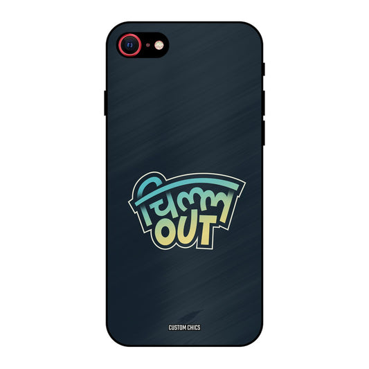 Chill Out iPhone SE 2020 Mobile Back Cover - Typography PrintShield Case